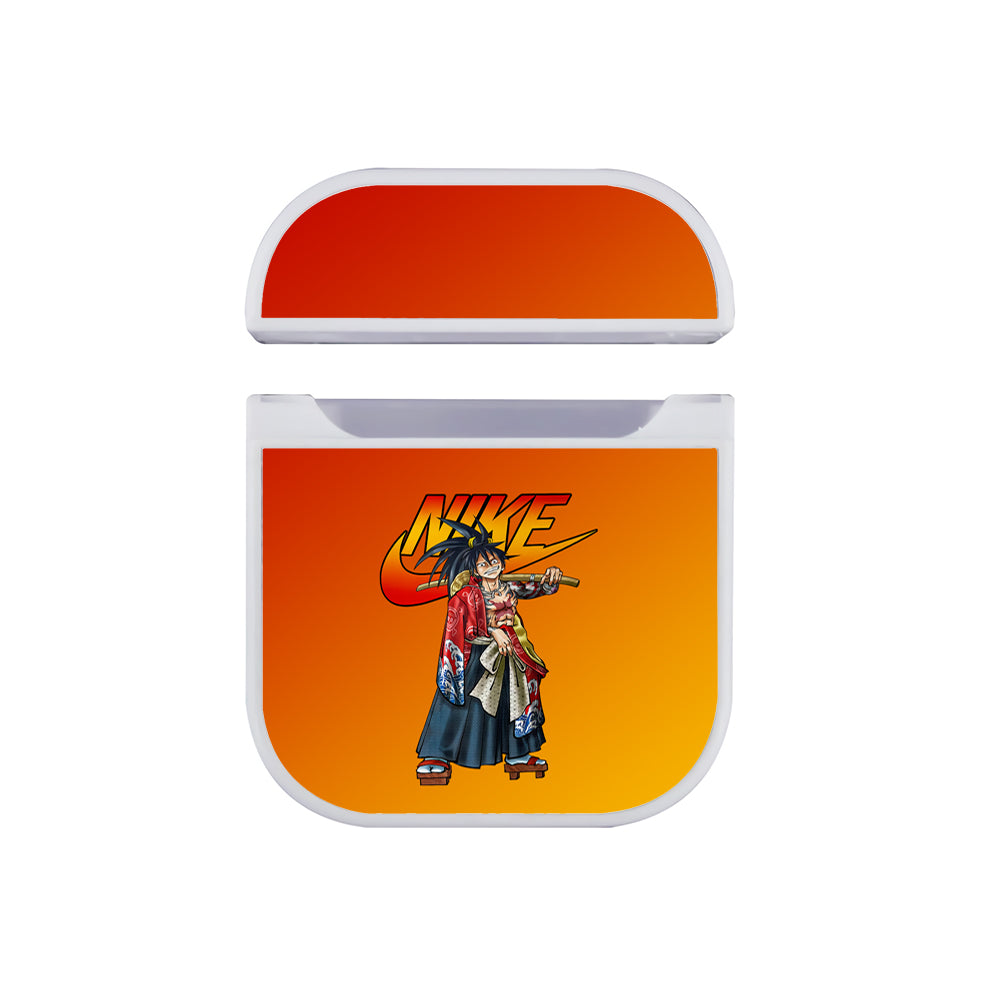 Nike Luffy Yakuza Mode Apple AirPods Case-AirPod Case-White-Altracase