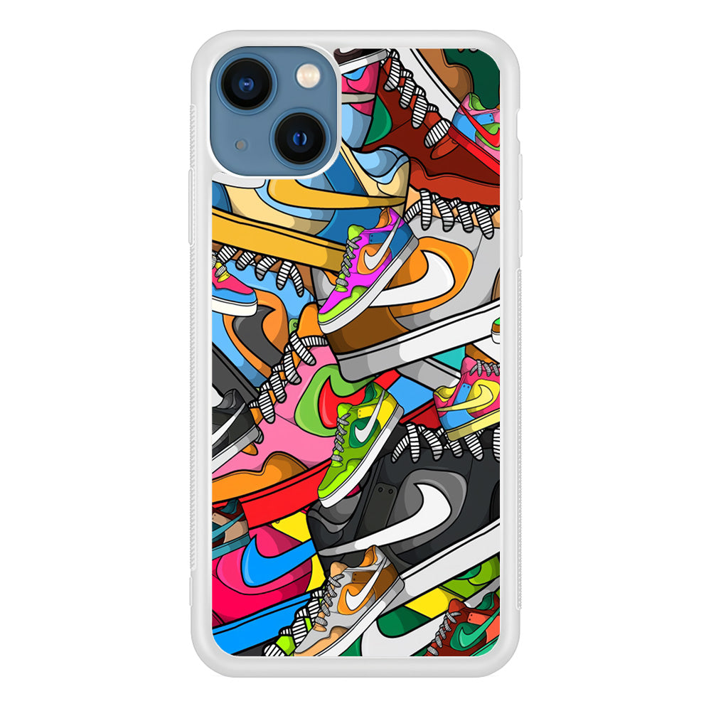 Nike Mix Shoes iPhone 15 Plus Case