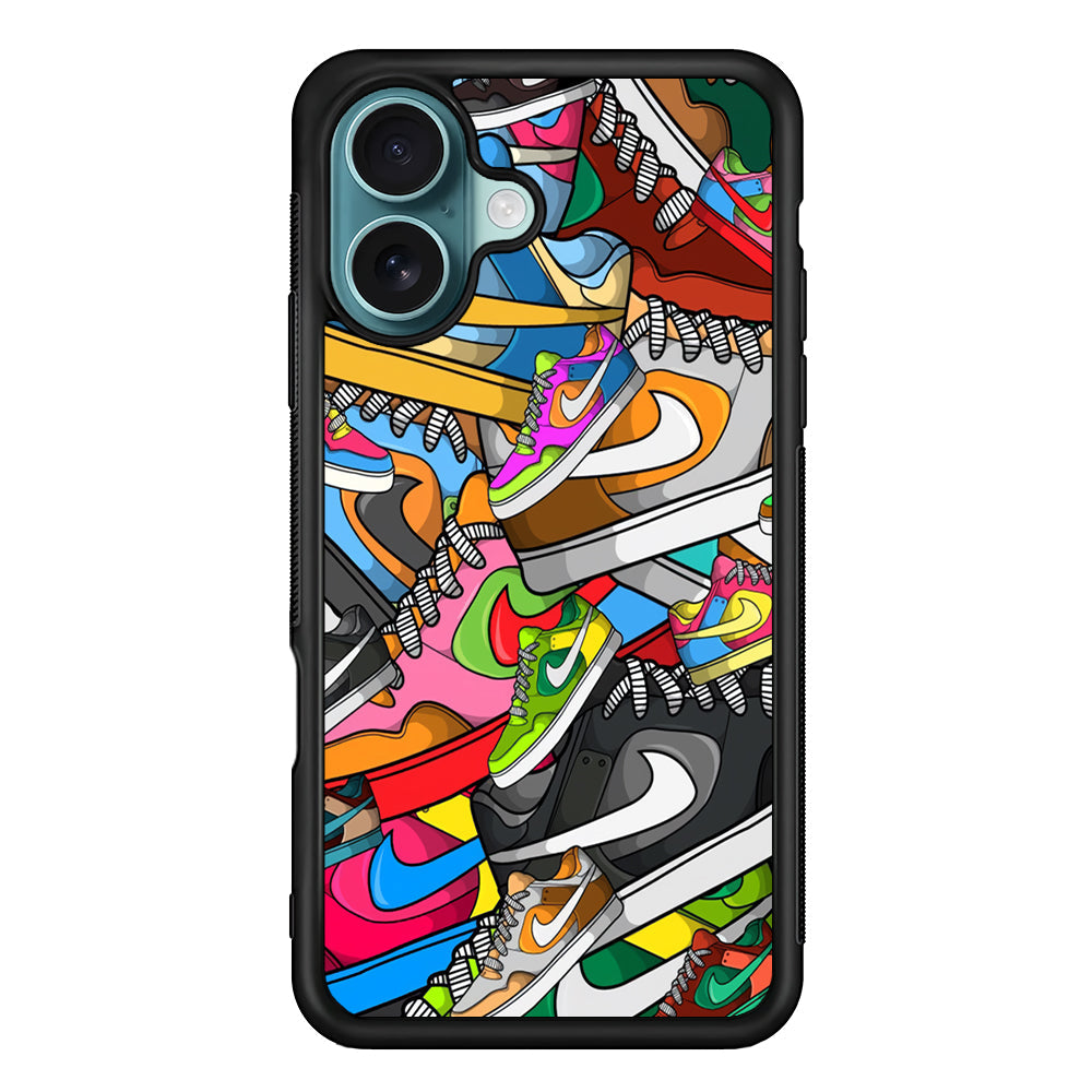 Nike Mix Shoes iPhone 16 Plus Case - Altracase