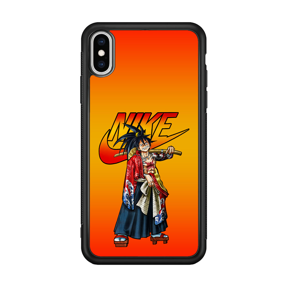 Nike Monkey D Luffy iPhone Xs Case