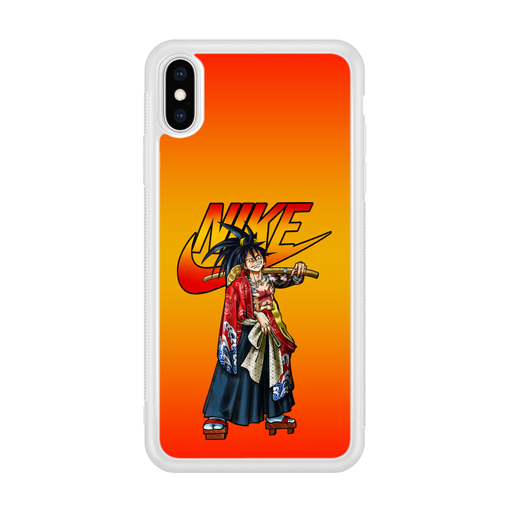 Nike Monkey D Luffy iPhone Xs Case