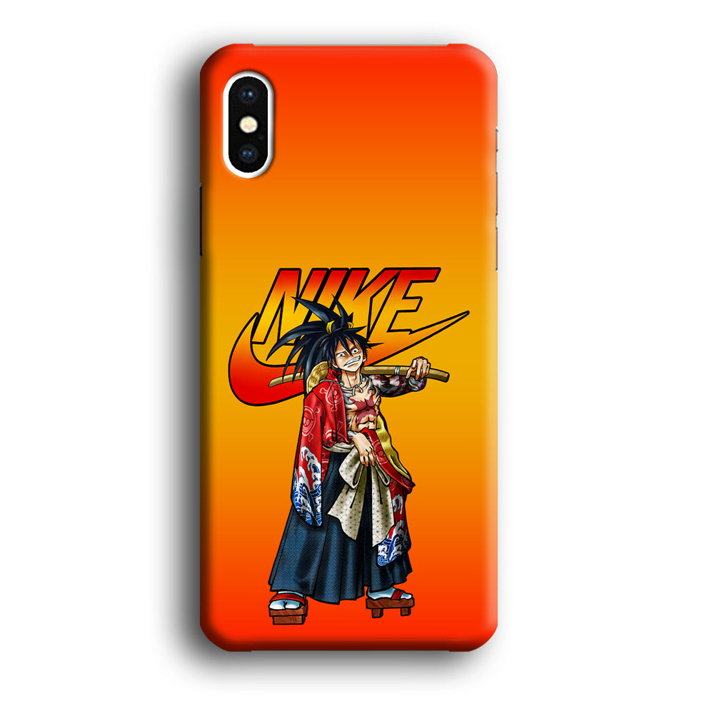 Nike Monkey D Luffy iPhone Xs Case