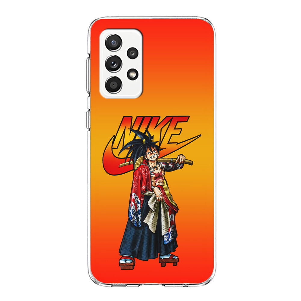 Nike Monkey D Luffy Samsung Galaxy A72 Case