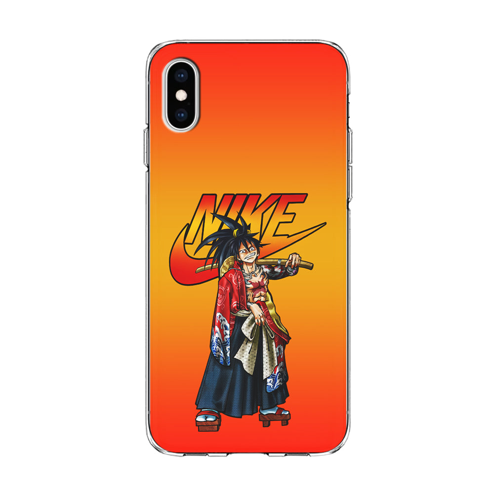 Nike Monkey D Luffy iPhone Xs Case