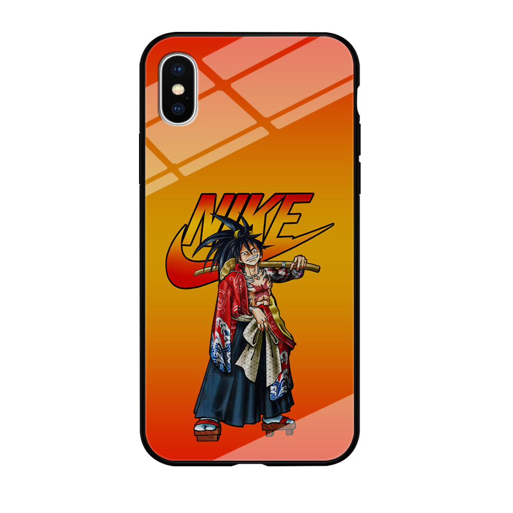 Nike Monkey D Luffy iPhone Xs Case