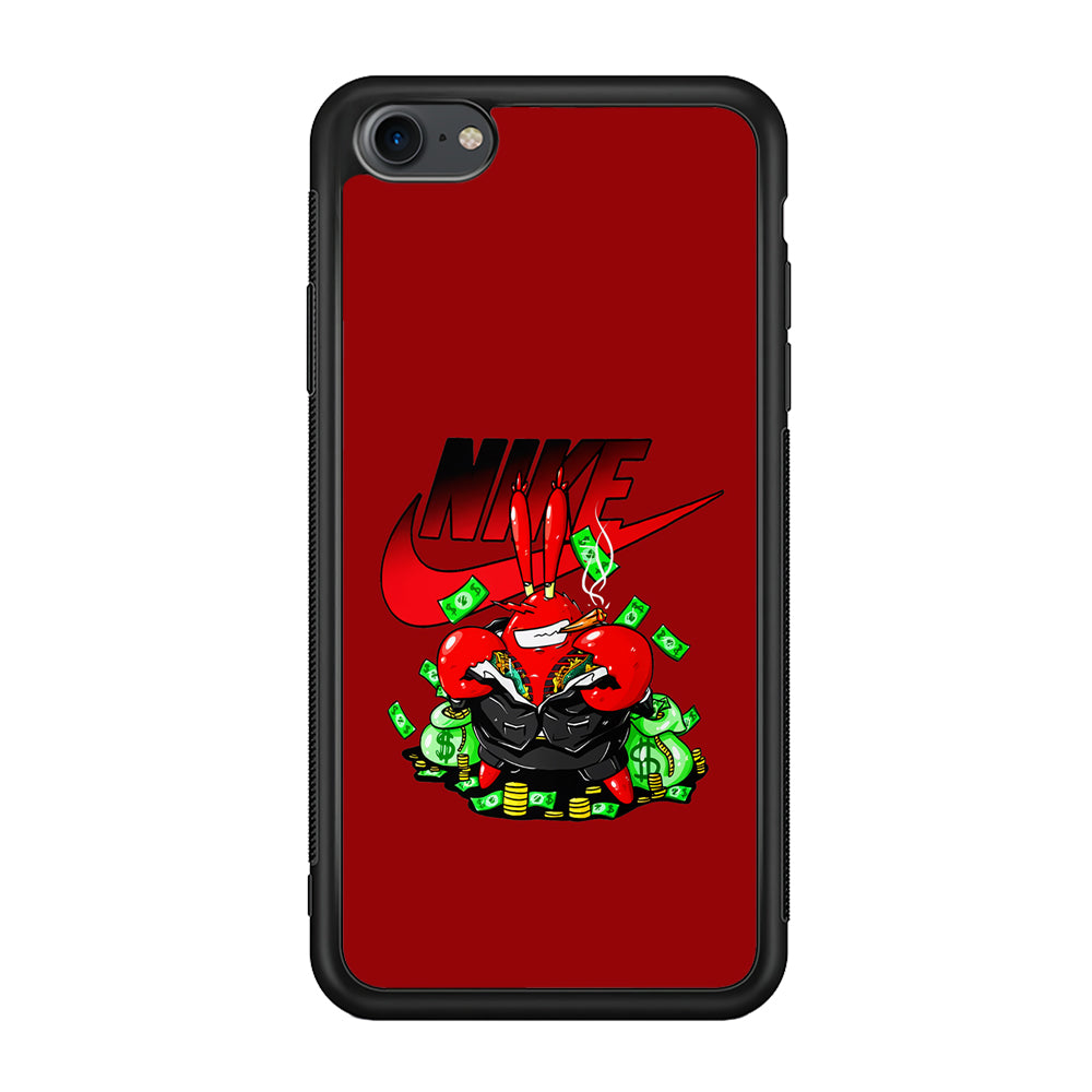 Nike Mr. Krabs Gangster iPhone SE 3 2022 Case