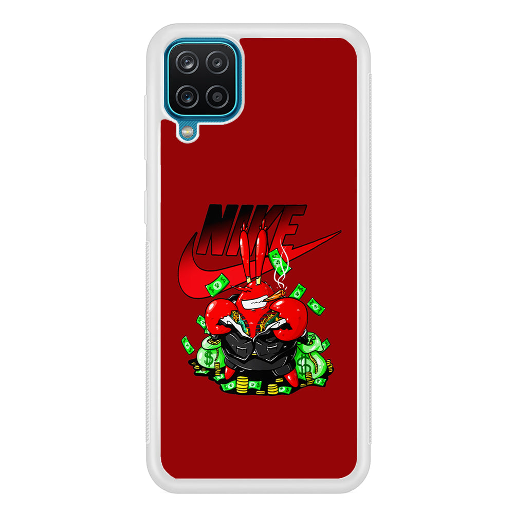 Nike Mr. Krabs Gangster Samsung Galaxy A12 Case