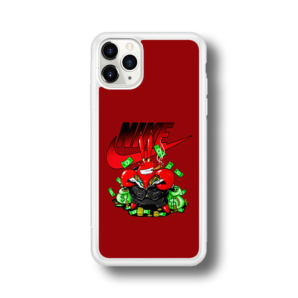 Nike Mr. Krabs Gangster iPhone 11 Pro Max Case