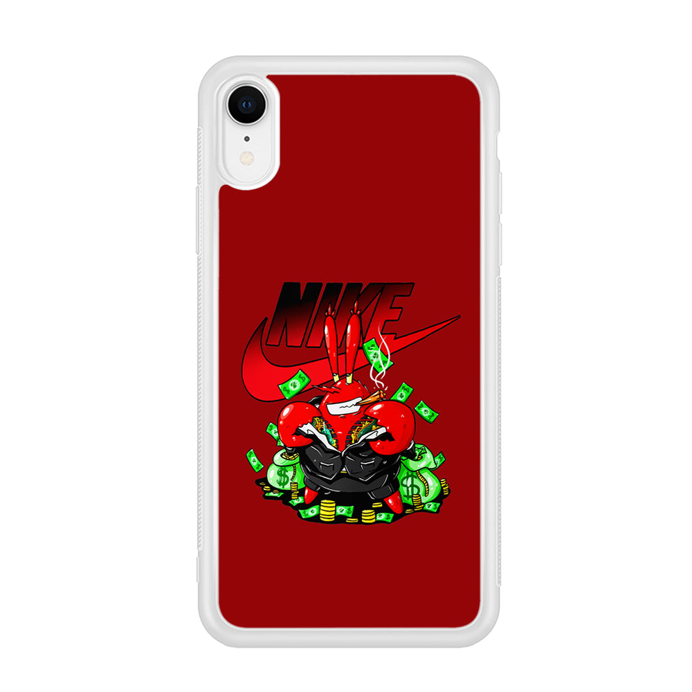 Nike Mr. Krabs Gangster iPhone XR Case