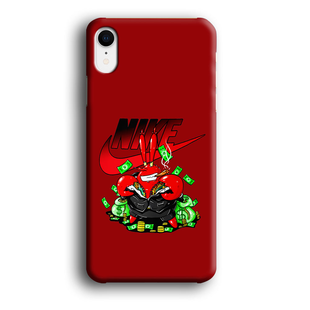 Nike Mr. Krabs Gangster iPhone XR Case