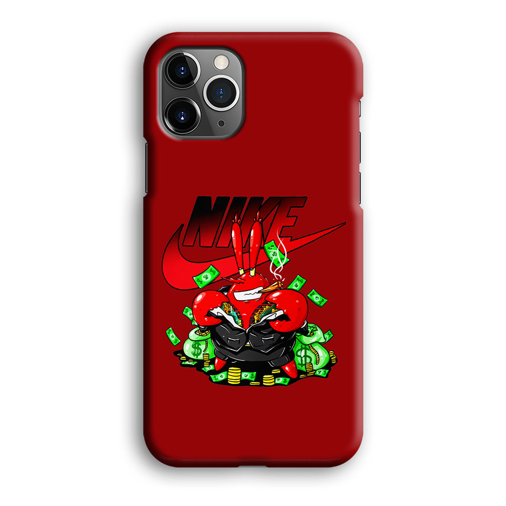 Nike Mr. Krabs Gangster iPhone 12 Pro Case