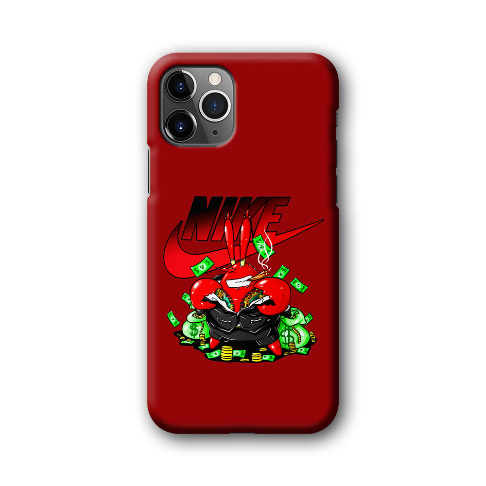 Nike Mr. Krabs Gangster iPhone 11 Pro Max Case