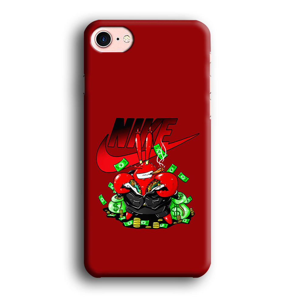 Nike Mr. Krabs Gangster iPhone 7 Case