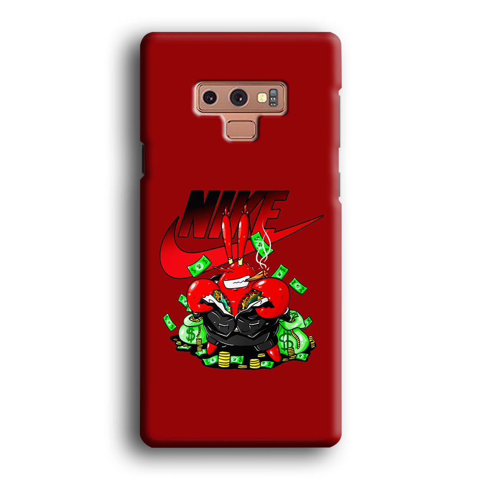 Nike Mr. Krabs Gangster Samsung Galaxy Note 9 Case