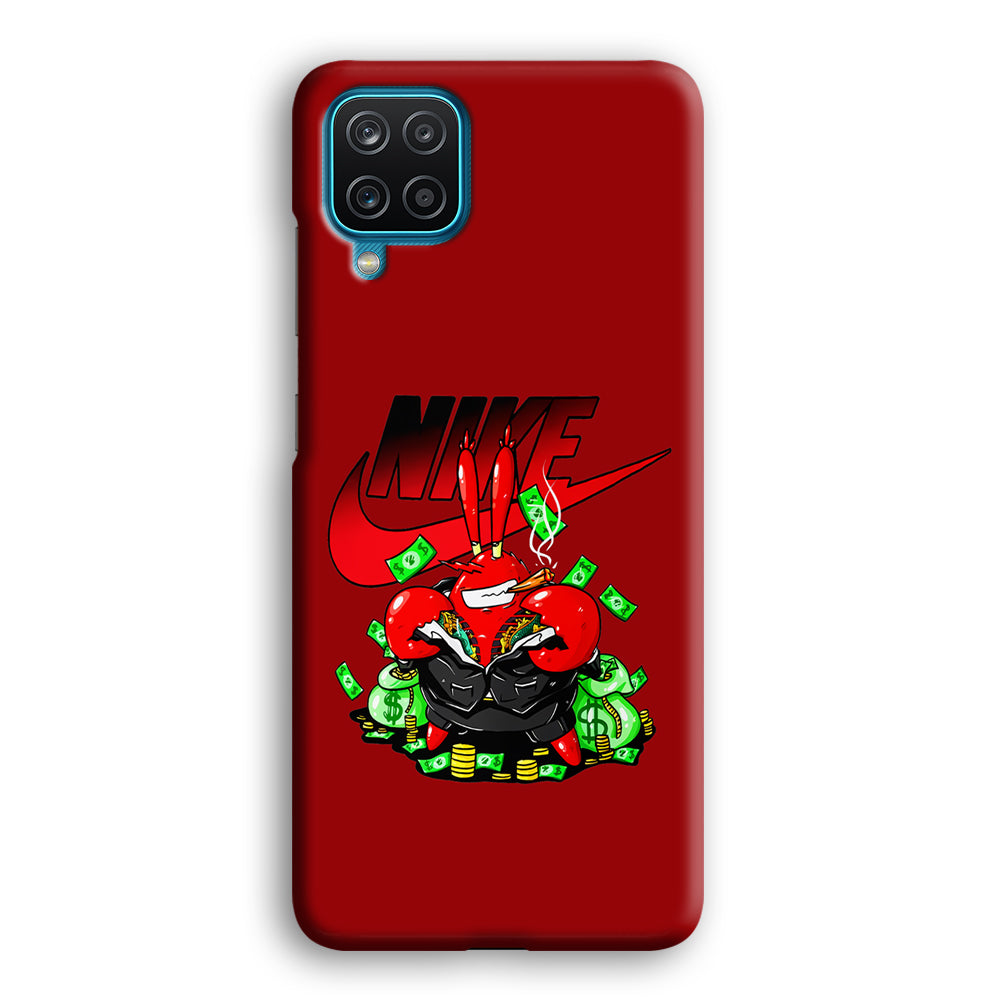 Nike Mr. Krabs Gangster Samsung Galaxy A12 Case