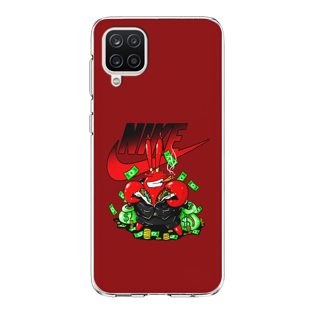 Nike Mr. Krabs Gangster Samsung Galaxy A12 Case