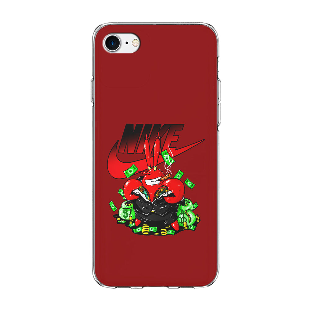 Nike Mr. Krabs Gangster iPhone SE 3 2022 Case