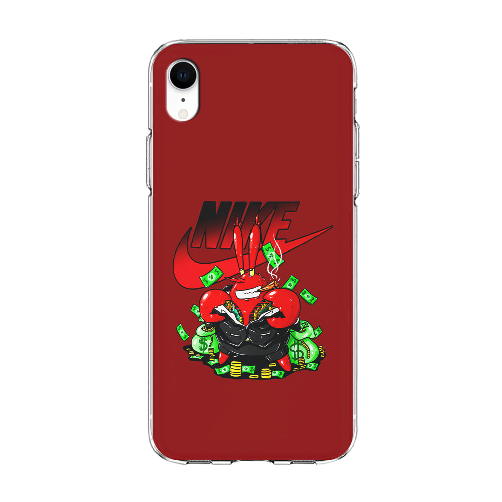 Nike Mr. Krabs Gangster iPhone XR Case