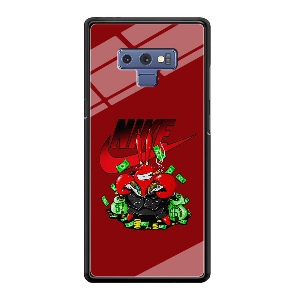 Nike Mr. Krabs Gangster Samsung Galaxy Note 9 Case