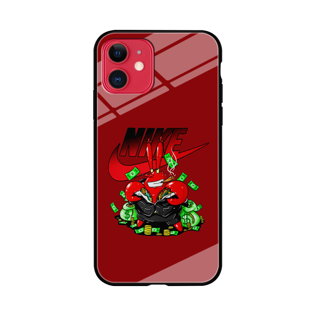 Nike Mr. Krabs Gangster iPhone 11 Case