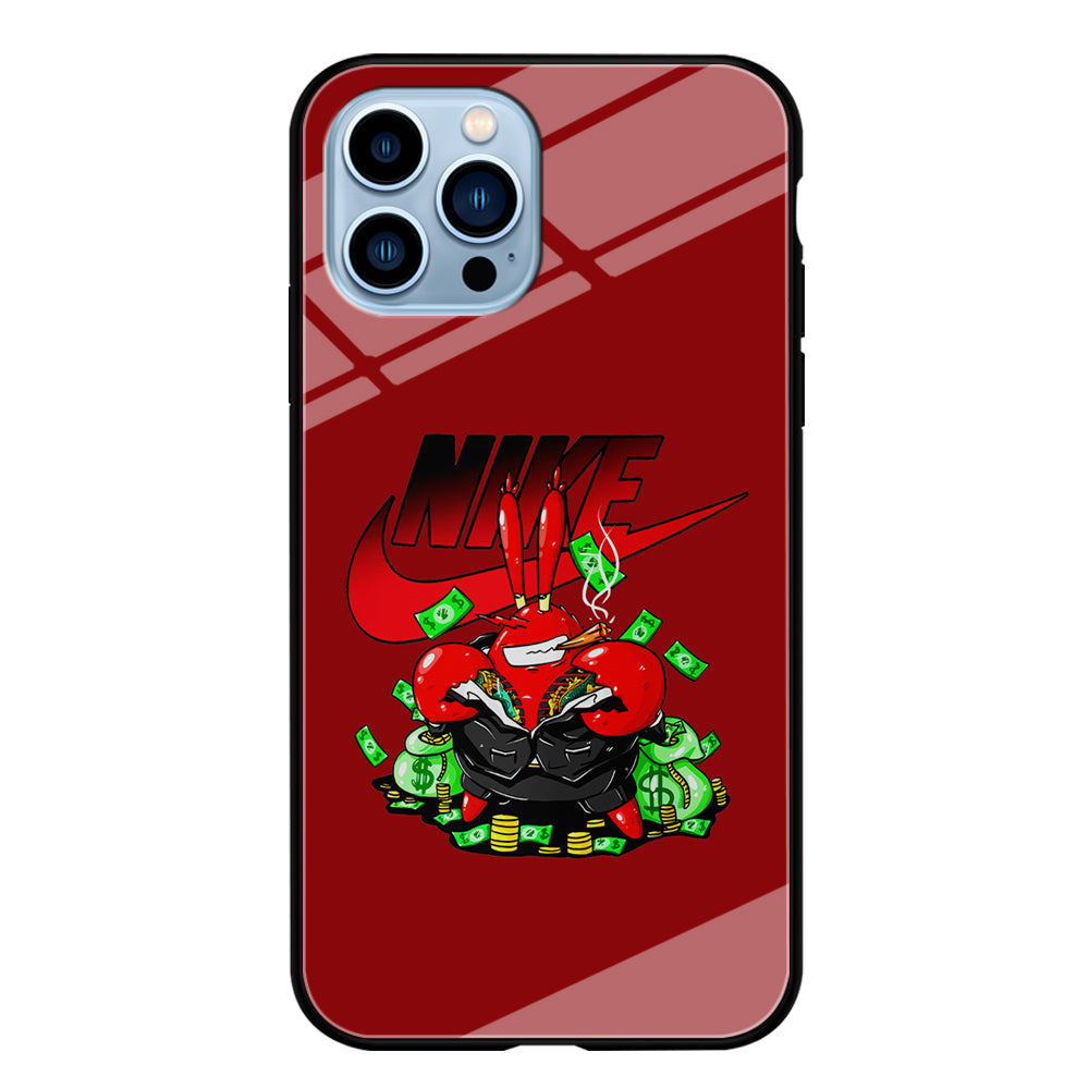 Nike Mr. Krabs Gangster iPhone 13 Pro Case