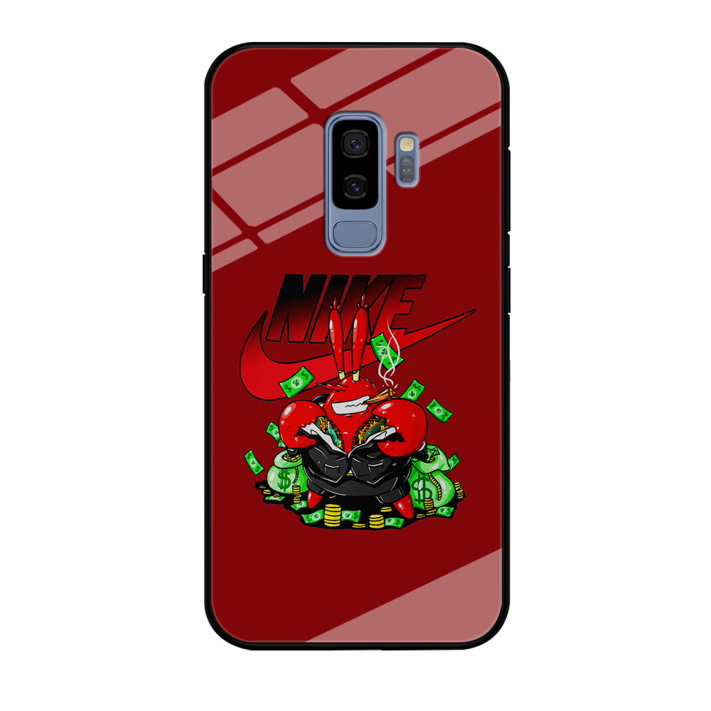 Nike Mr. Krabs Gangster Samsung Galaxy S9 Plus Case