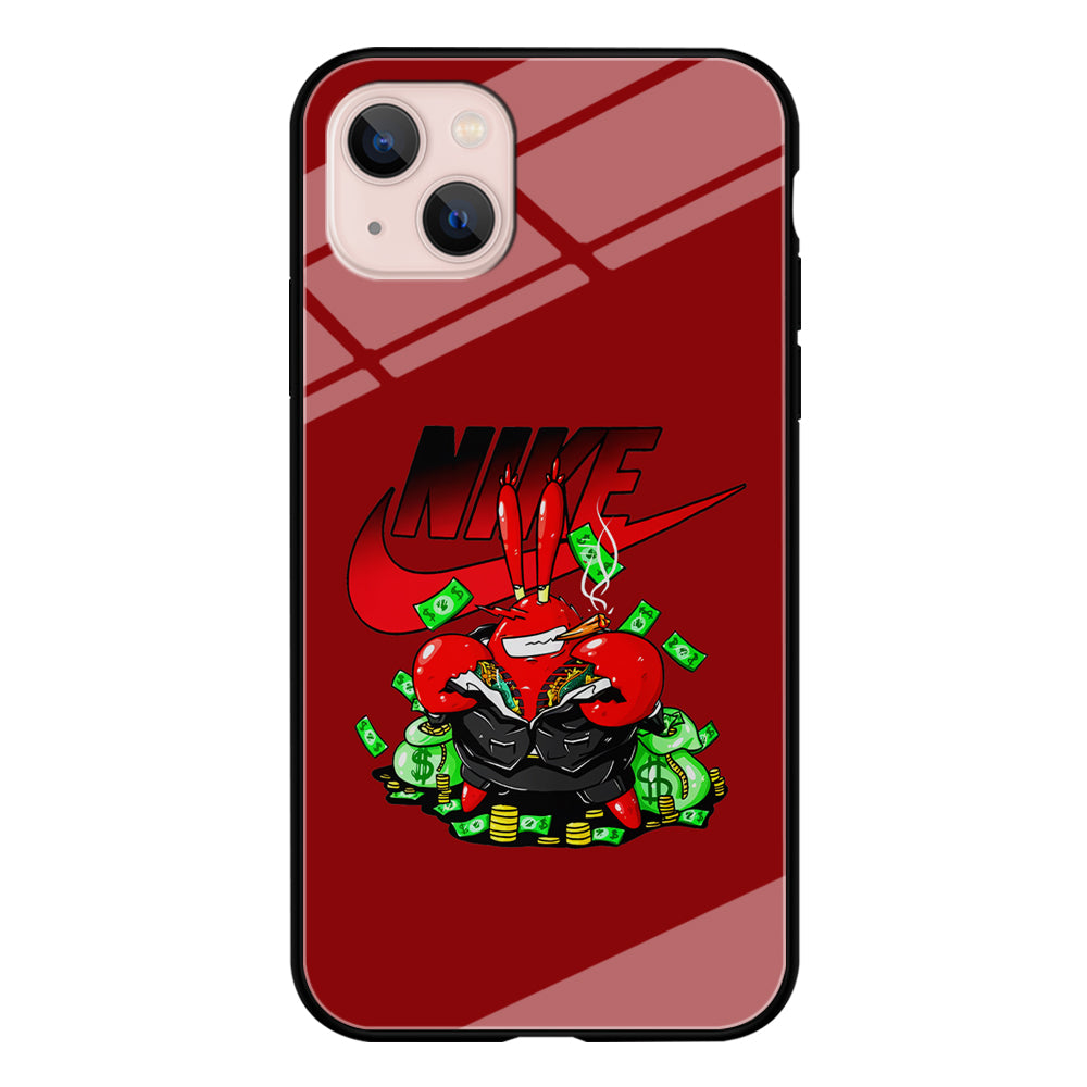 Nike Mr. Krabs Gangster iPhone 13 Mini Case