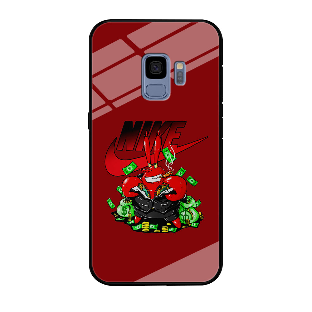 Nike Mr. Krabs Gangster Samsung Galaxy S9 Case