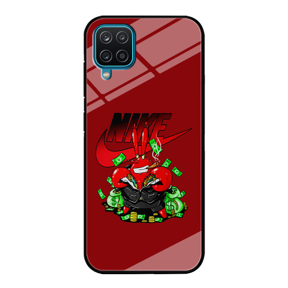 Nike Mr. Krabs Gangster Samsung Galaxy A12 Case