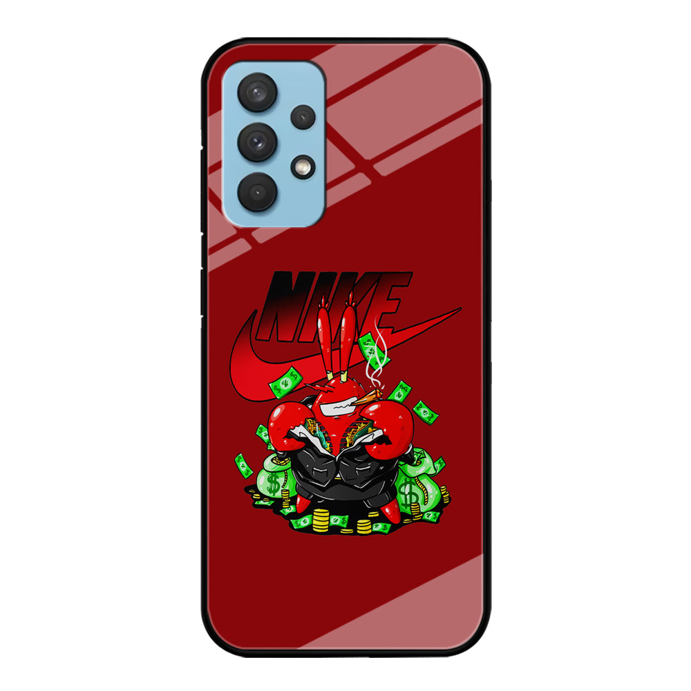 Nike Mr. Krabs Gangster Samsung Galaxy A32 Case