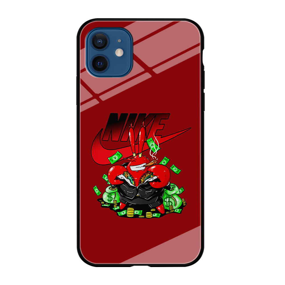 Nike Mr. Krabs Gangster iPhone 12 Case