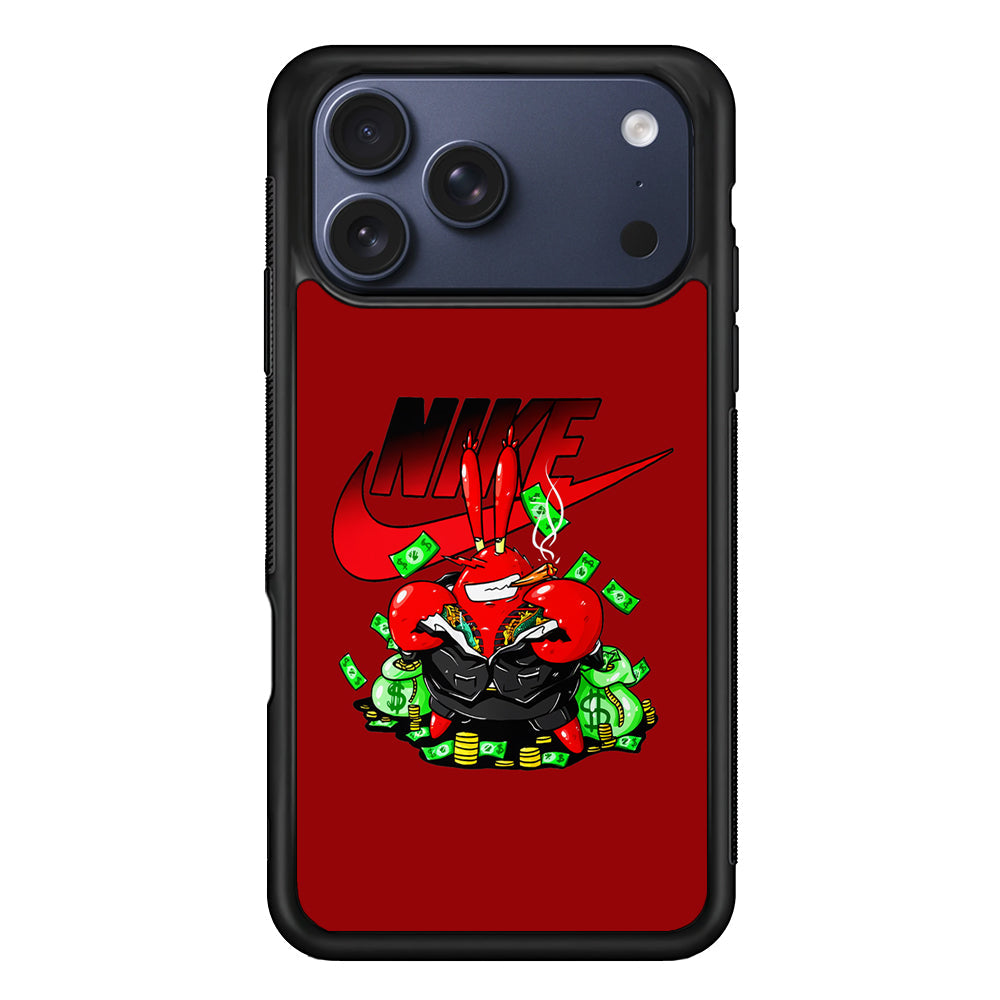 Nike Mr. Krabs Gangster iPhone 17 Pro Max Case - Altracase