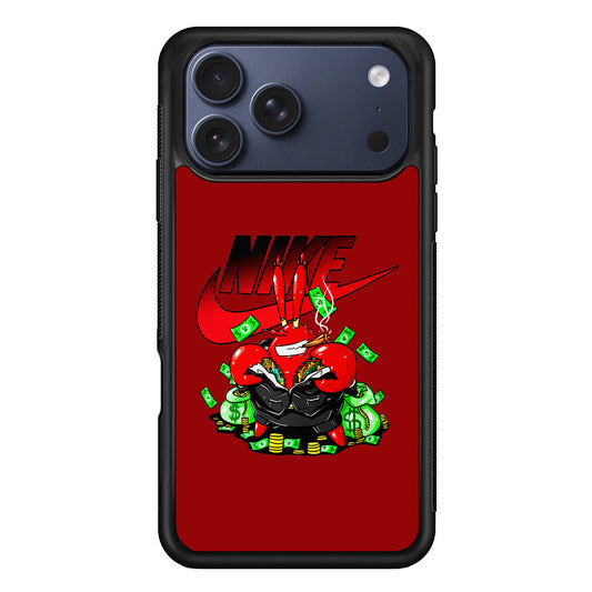 Nike Mr. Krabs Gangster iPhone 17 Pro Max Case - Altracase