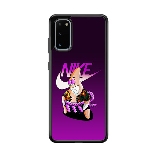 Nike Patrick Star Gangster Samsung Galaxy S20 Case-Mobile Phone Case-Rubber Black (2D Case)-Altracase