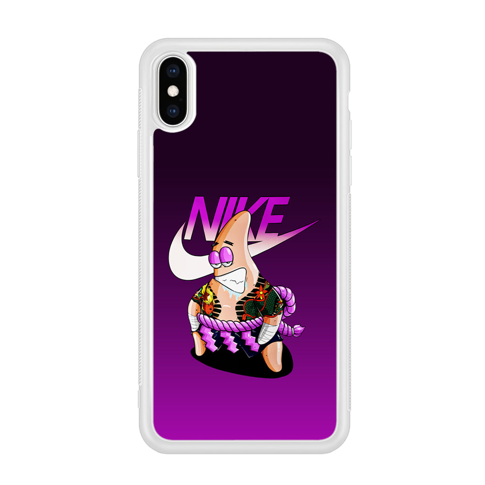 Nike Patrick Star Gangster iPhone X Case