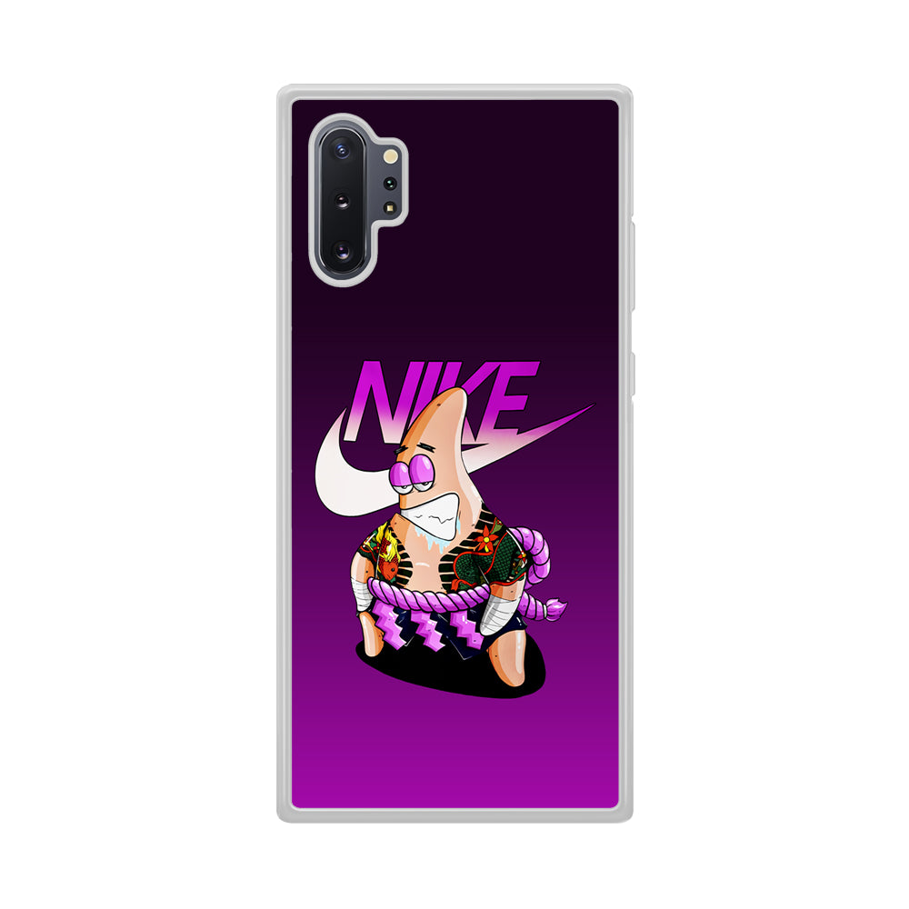 Nike Patrick Star Gangster Samsung Galaxy Note 10 Plus Case