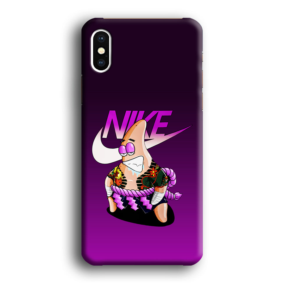 Nike Patrick Star Gangster iPhone X Case