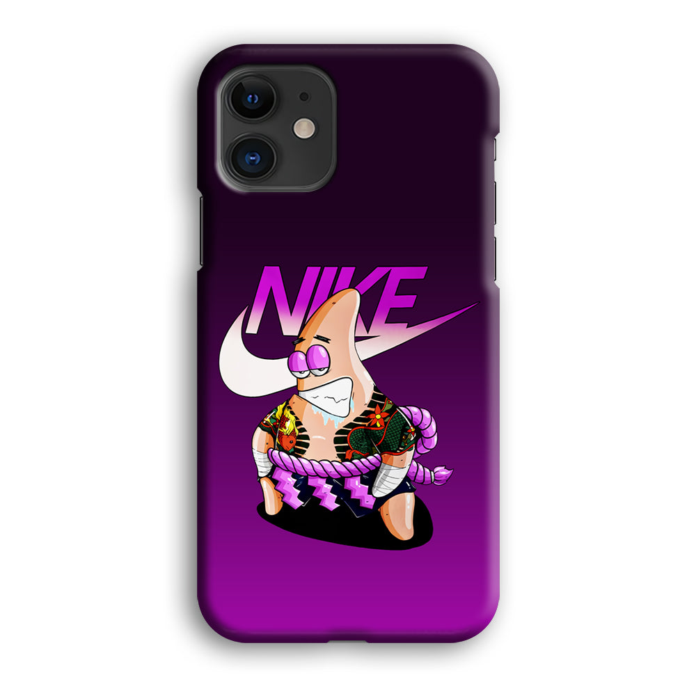 Nike Patrick Star Gangster iPhone 12 Case