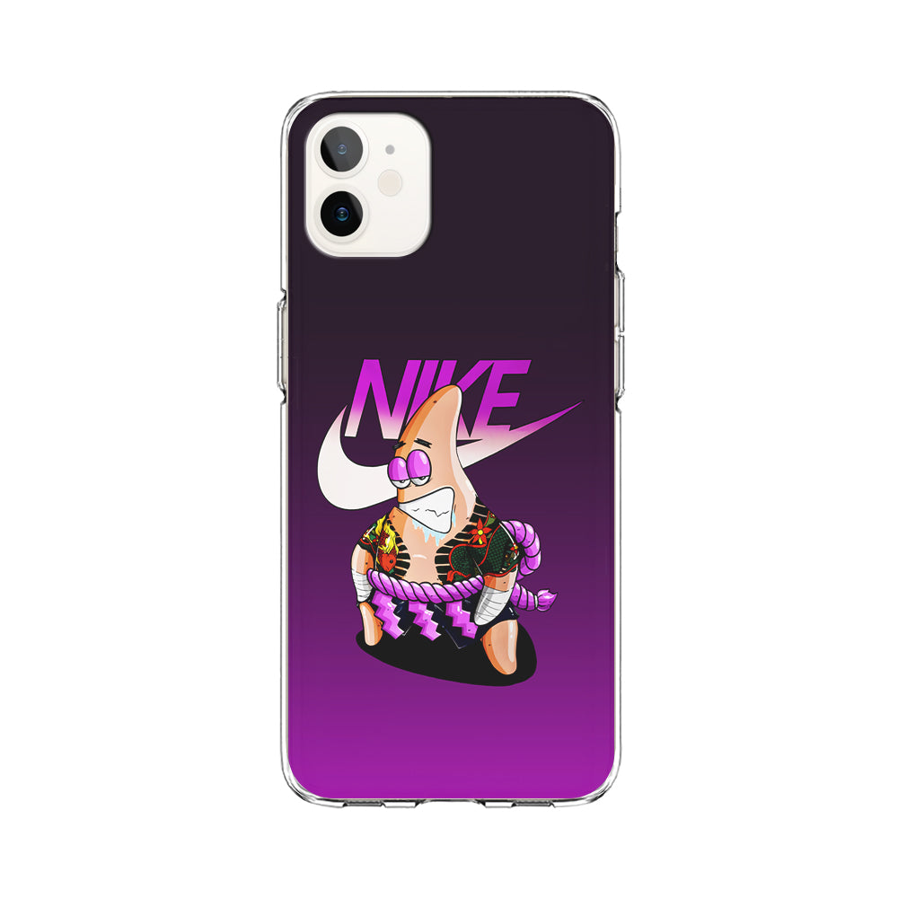 Nike Patrick Star Gangster iPhone 12 Case