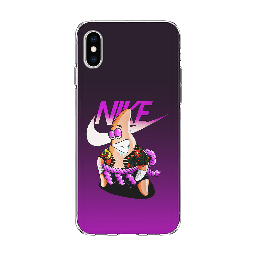 Nike Patrick Star Gangster iPhone X Case