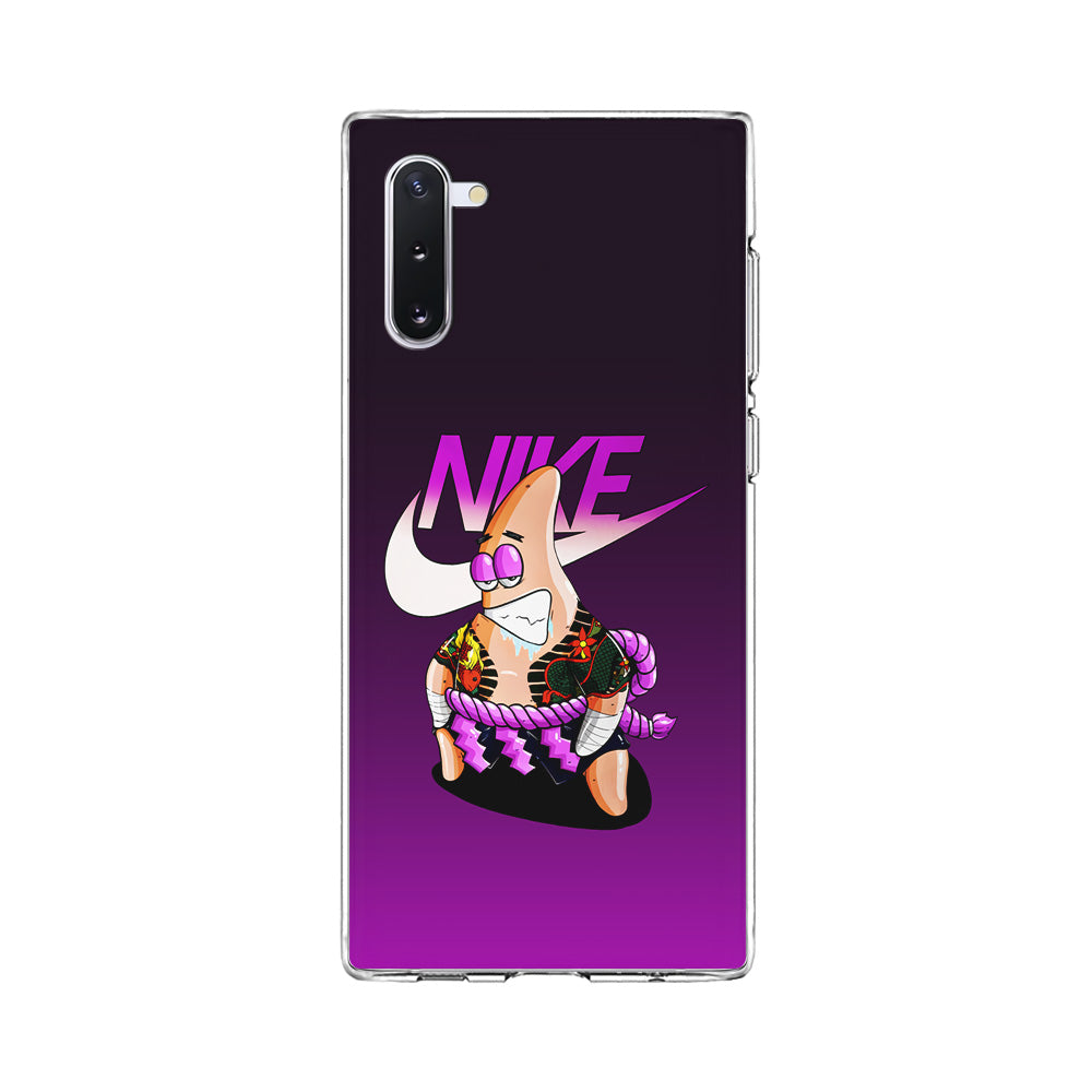 Nike Patrick Star Gangster Samsung Galaxy Note 10 Case