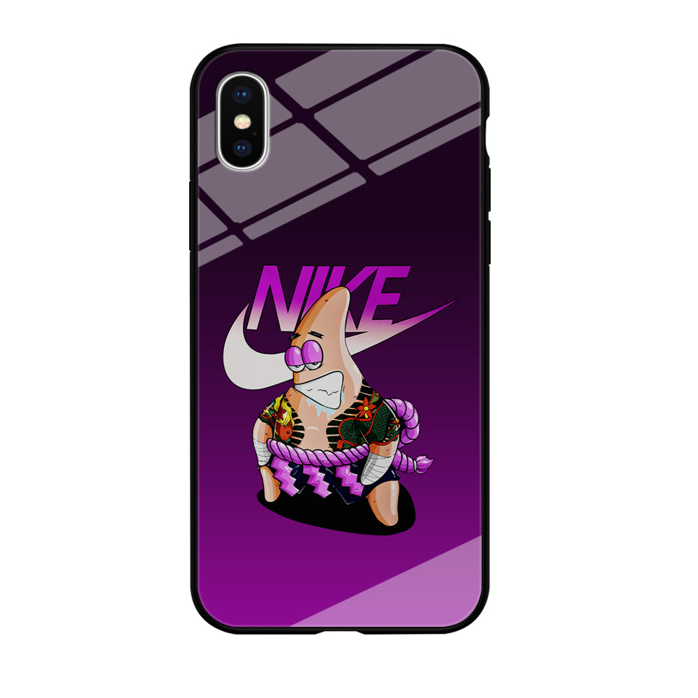 Nike Patrick Star Gangster iPhone X Case