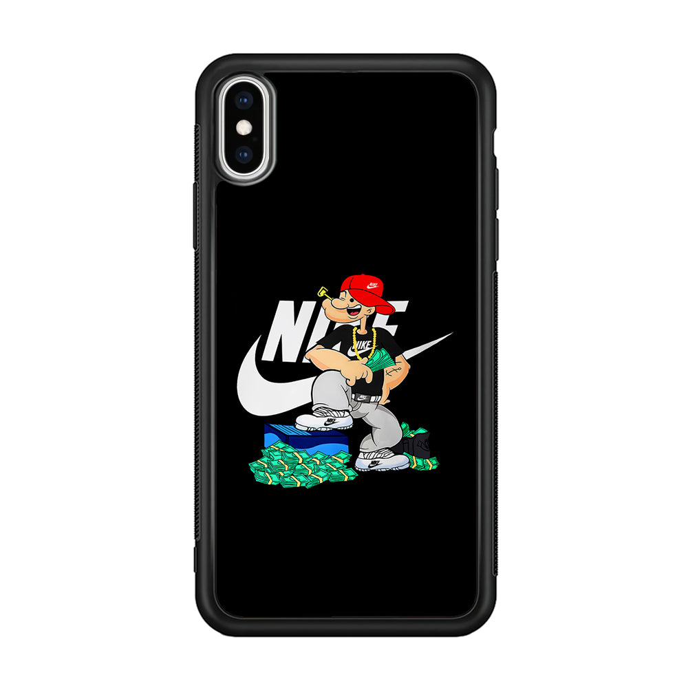 Nike Rich Popeye iPhone Xs Max Case