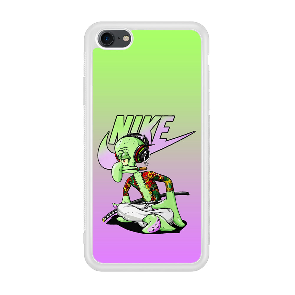 Nike Squidward Gangster iPhone SE 2020 Case