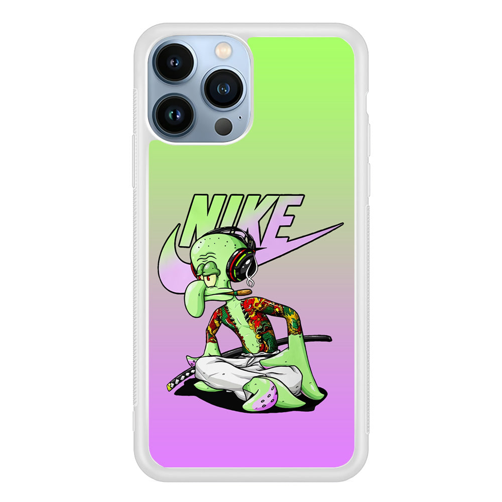 Nike Squidward Gangster iPhone 13 Pro Case