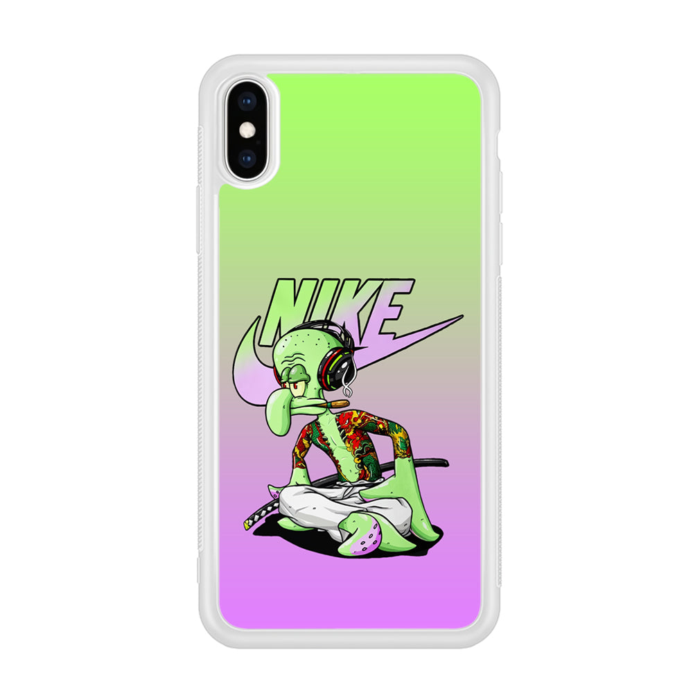 Nike Squidward Gangster iPhone Xs Case