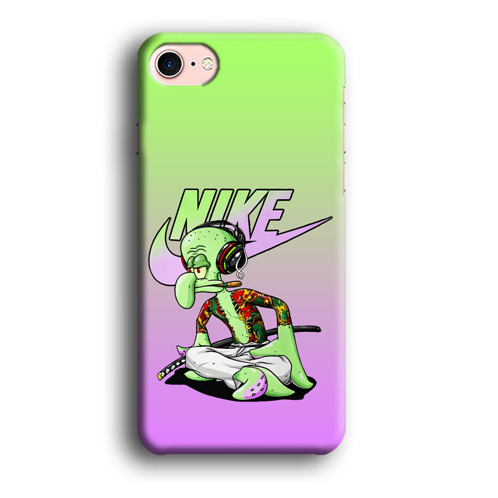 Nike Squidward Gangster iPhone SE 2020 Case