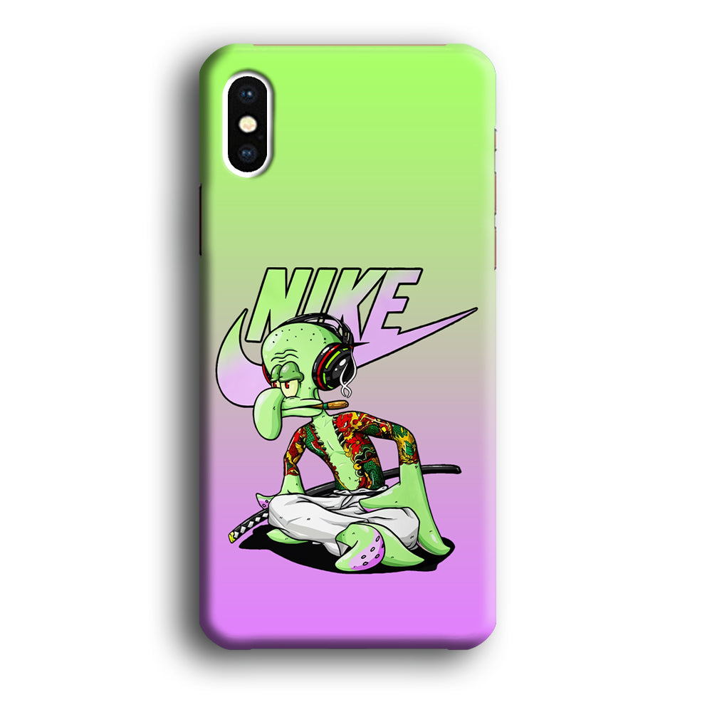 Nike Squidward Gangster iPhone Xs Case