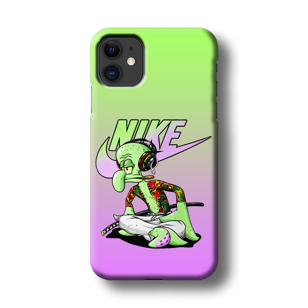 Nike Squidward Gangster iPhone 11 Case