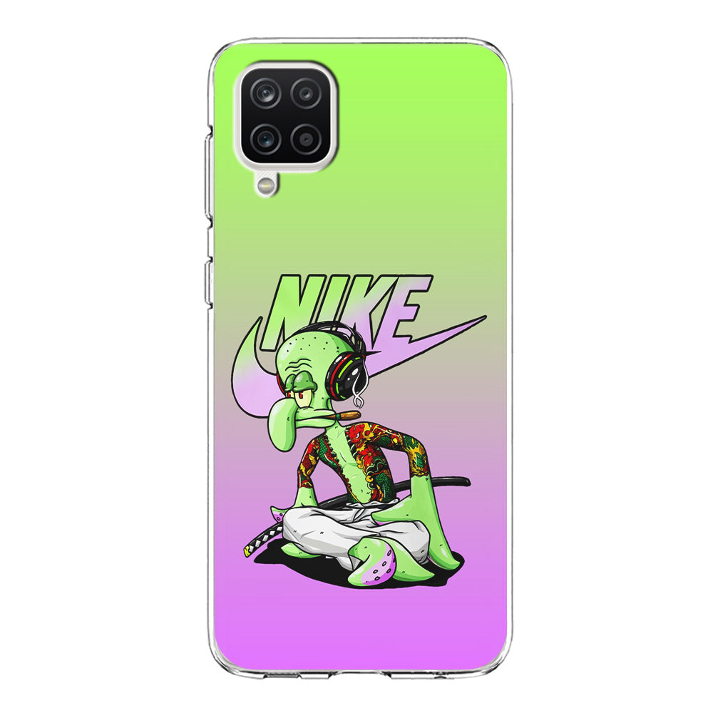 Nike Squidward Gangster Samsung Galaxy A12 Case